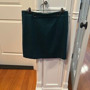 Loft Teal Mini Skirt